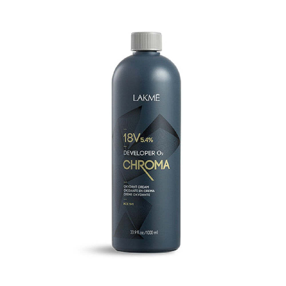 Agua Oxigenada 72201 Chroma 18 Vol. 1000 ml 18VOL. 1000ML