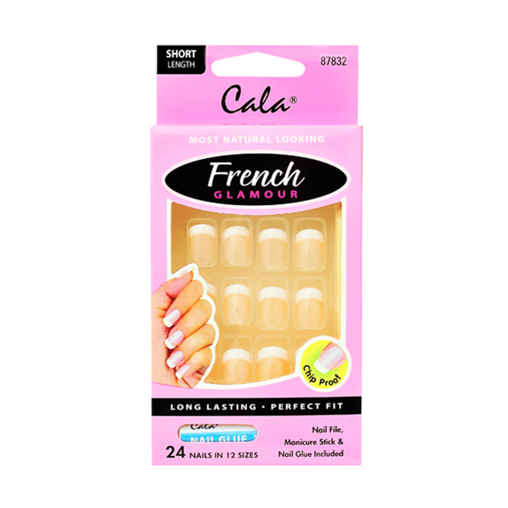 Uñas postizas francesas cortas 24 und Cala