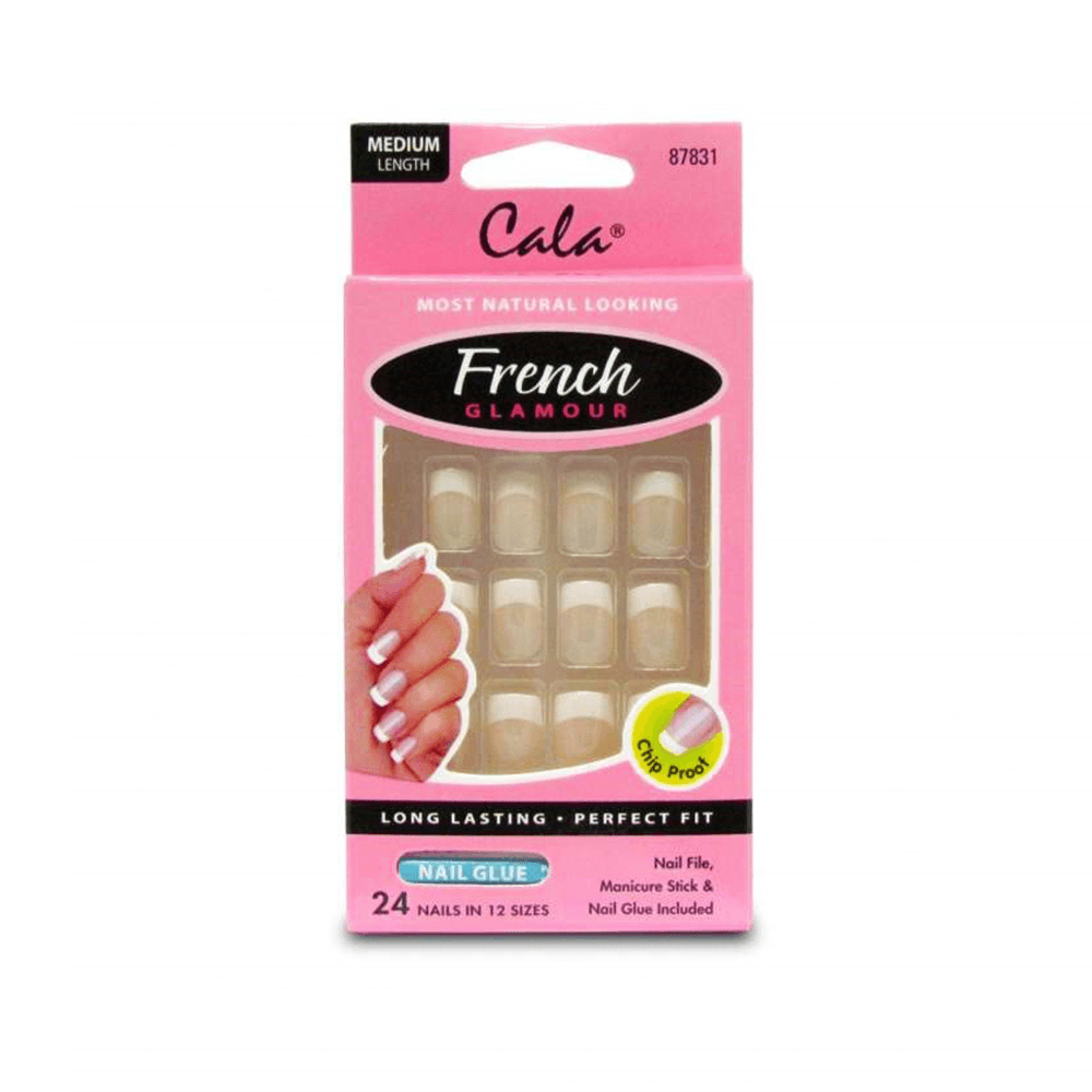 Uñas postizas francesas medianas 24 und Cala