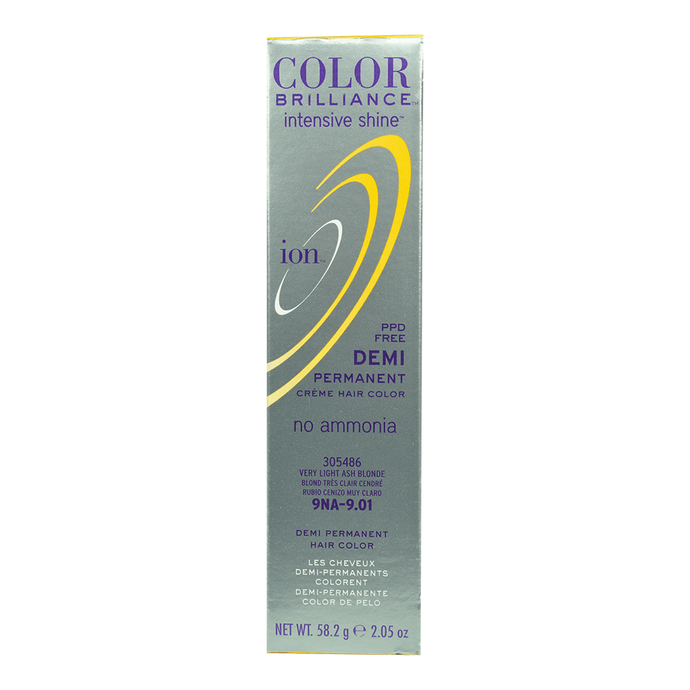 Tinte Demi Permanente Ion de 60gr 9NA-9.01 Rubio Ultra Claro Cenizo