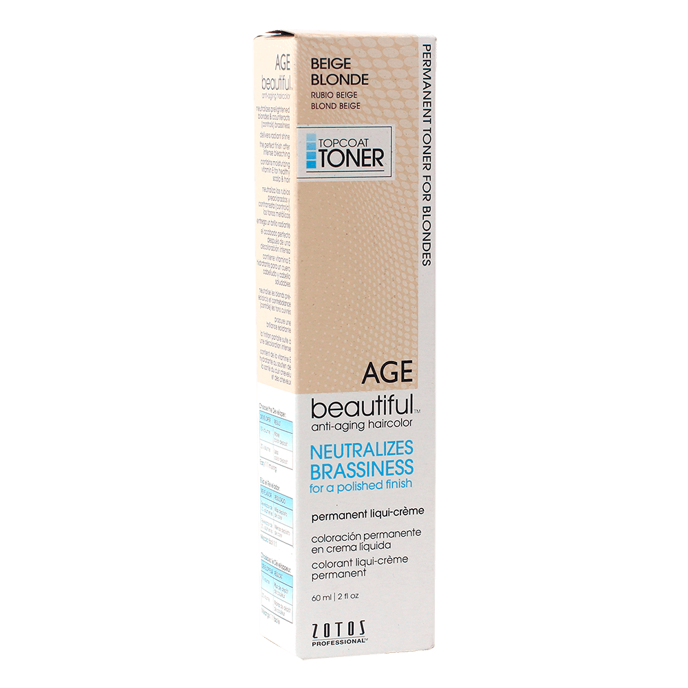 Tinte Permanente Anti-Edad para cabellos rubios de 60ml Rubio Calido Age