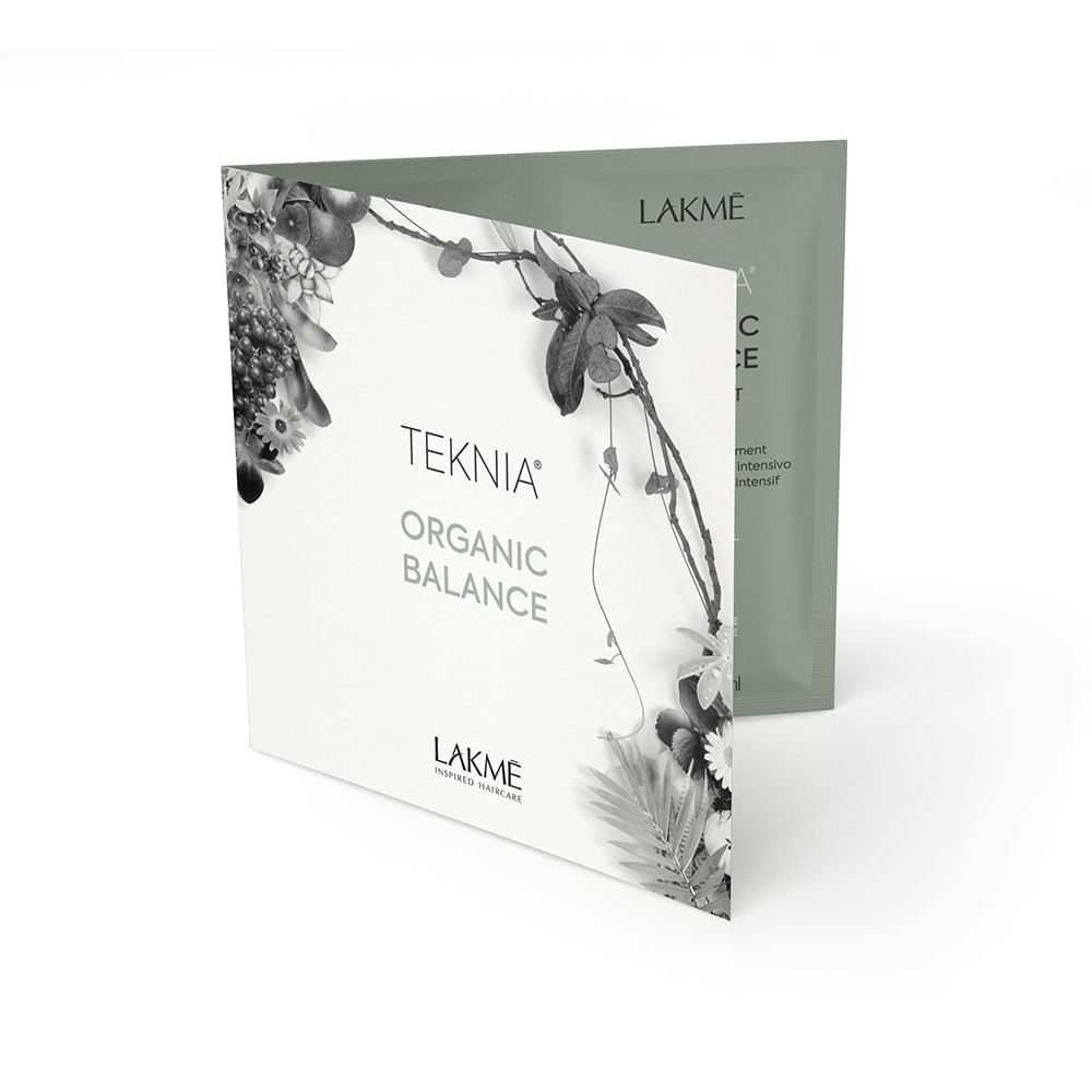 Sachet Shampoo y Tratamiento Lakme Teknia Organic Balance 10ml
