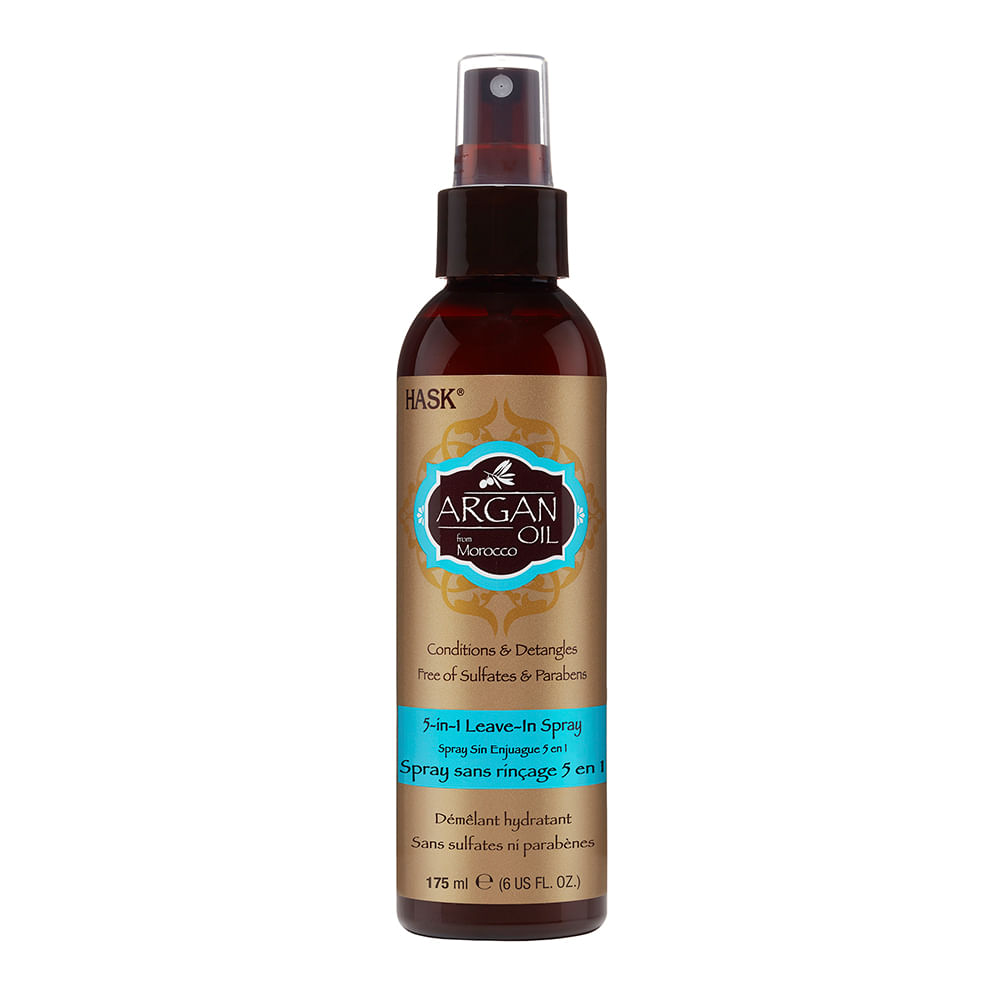 Tratamiento en Spray Hask Aceite de Argán 5 en 1 175ml