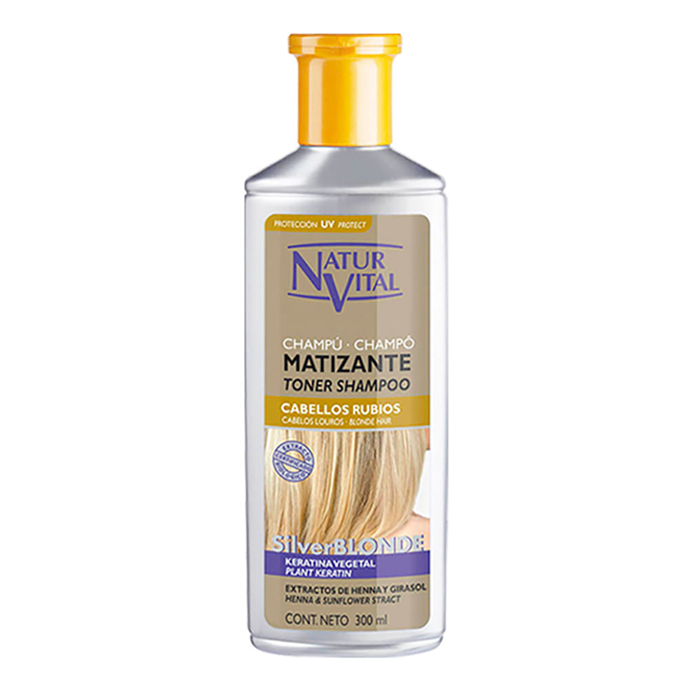 Shampoo Natur Vital Silver Rubios 300ml