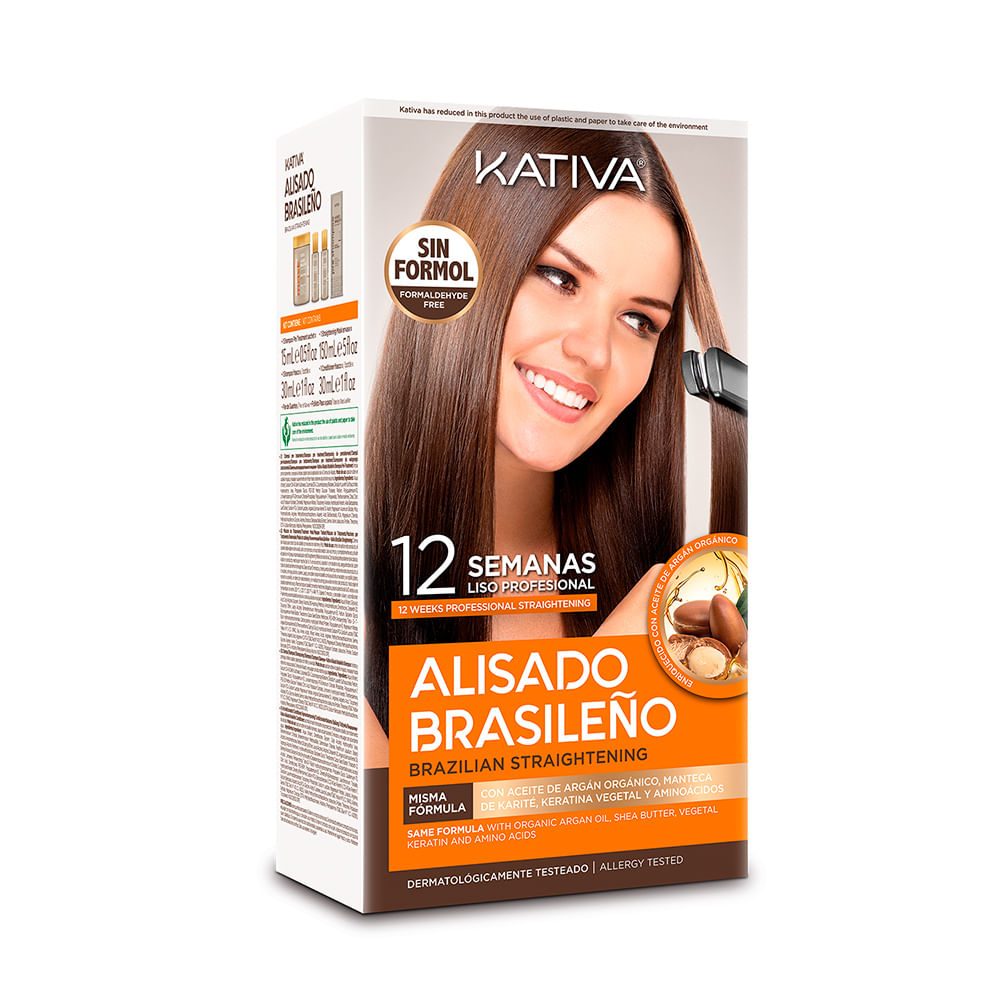 Kit Kativa alisado brasileño 12 semanas: precio y qué incluye