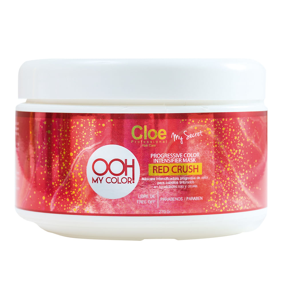 Máscara Con Color Cloe Red 270 Gr