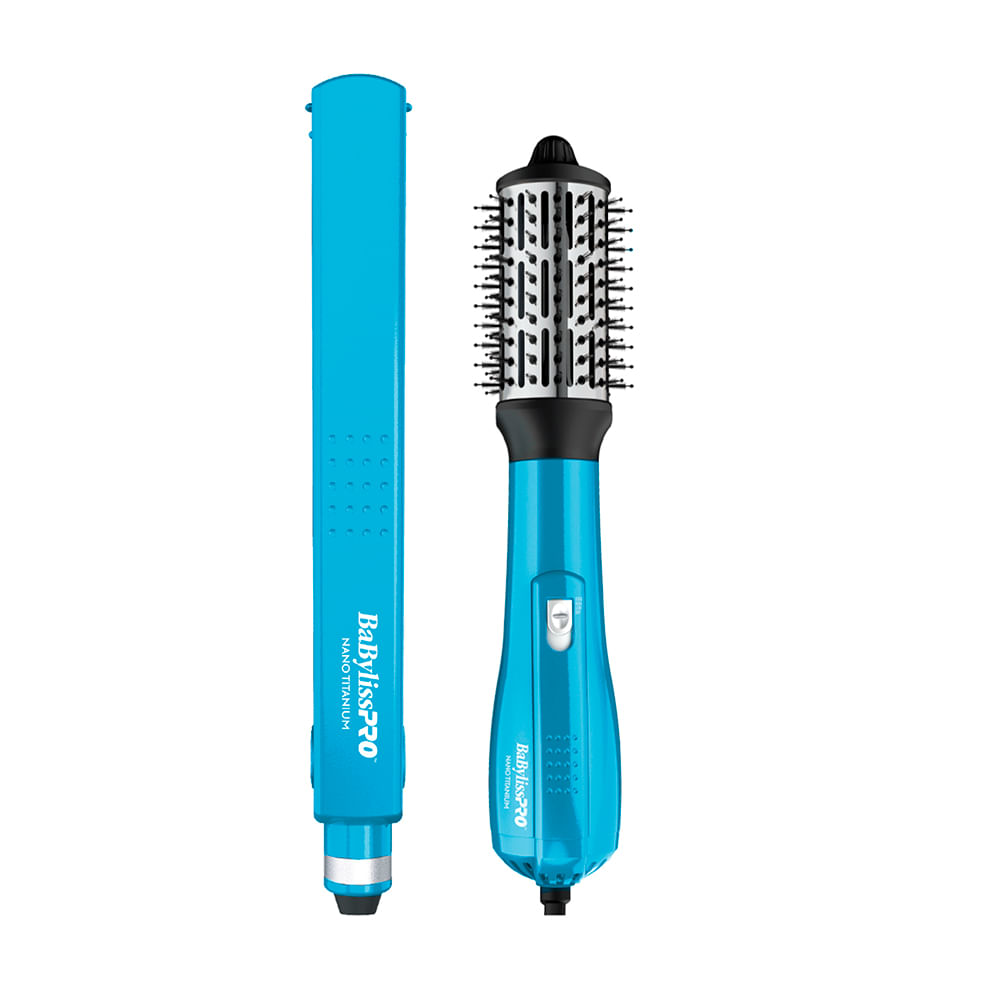 Kit Plancha 4091 Cepillo Secador 2Un