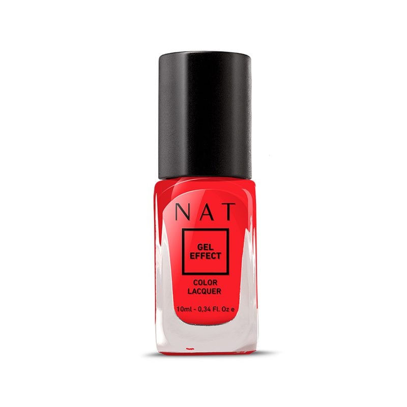 Esmalte para uñas Nat Gel Effect Indestructible Red 10ml