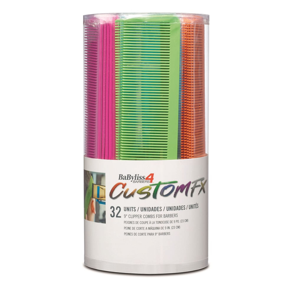 Peines corte color 9 BBCKT6CFX Babyliss (30 un x bucket)