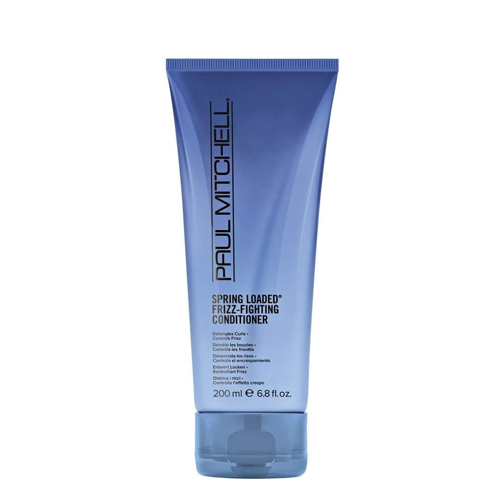 Acondicionador spring loaded frizz-fighting para cabellos rizados