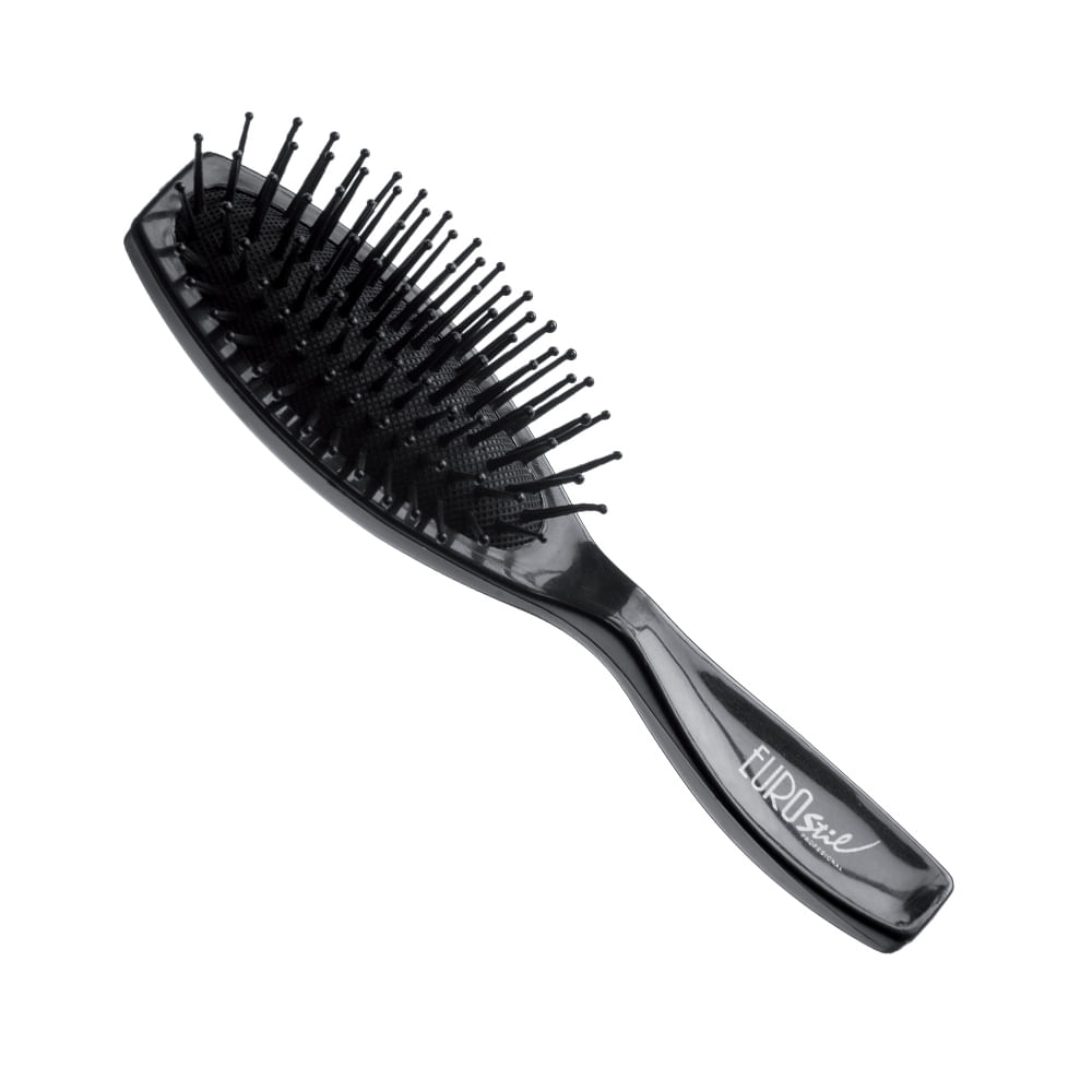 Cepillo Euro 157/50 Fuelle Plast.Peq.Negro 1Un Cepillo Eurostil plástico pequeño