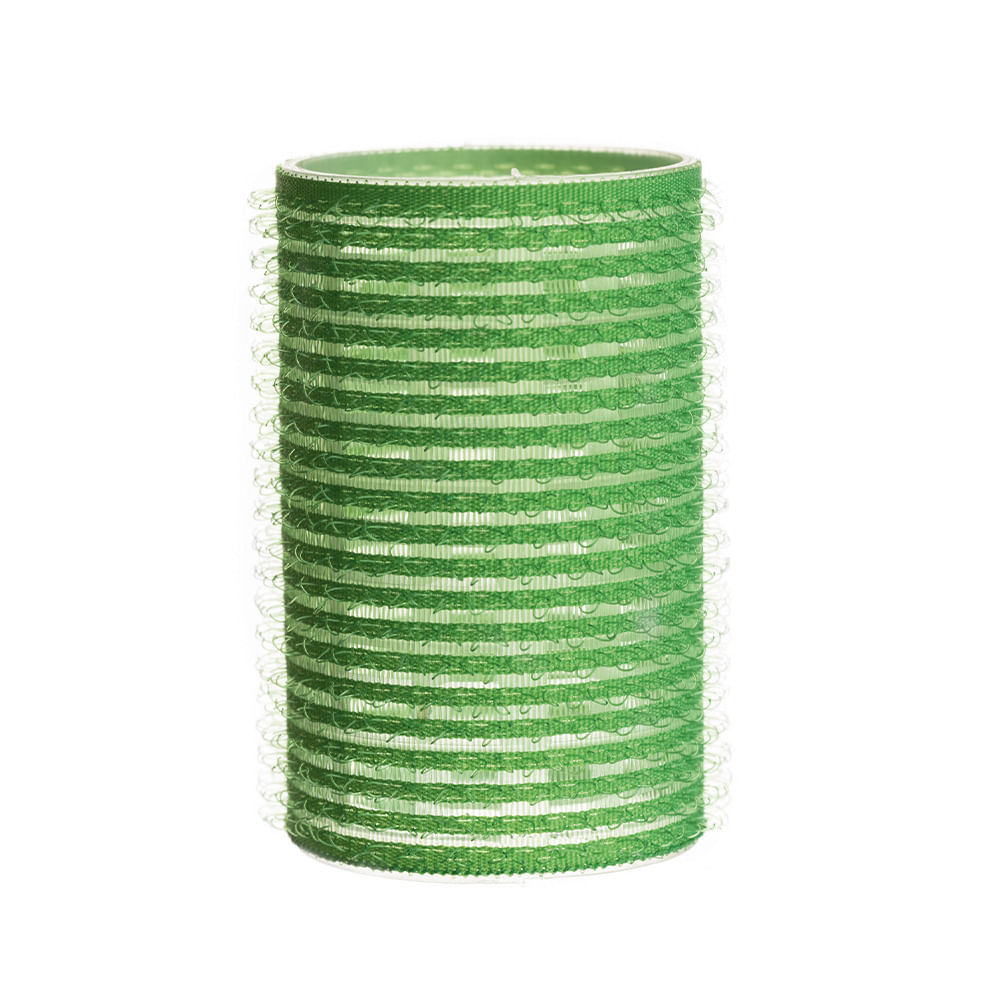 Bucles Euro 28 Verde S/Adh 3Un Bucles Eurostil 40mm verde 3 un.