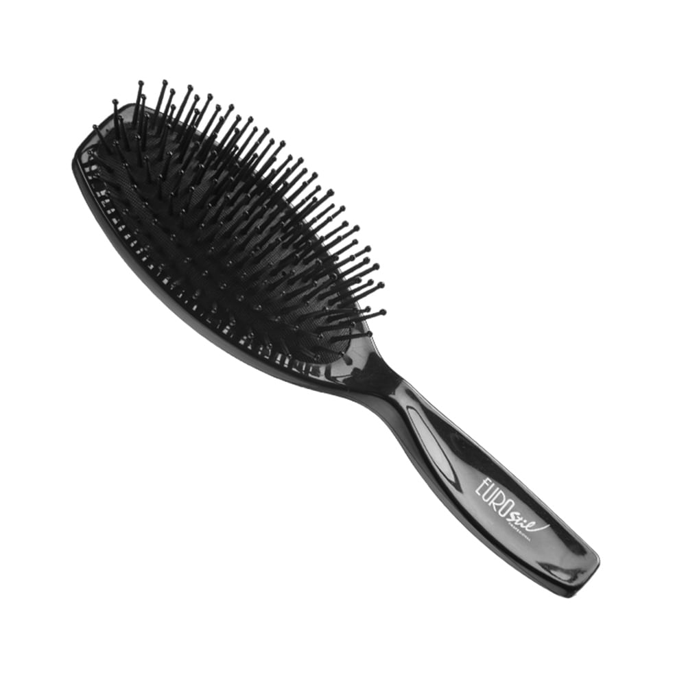Cepillo Euro 155/50 Fuelle Plast.Gde Negro 1Un Cepillo Eurostil púa plástico grande