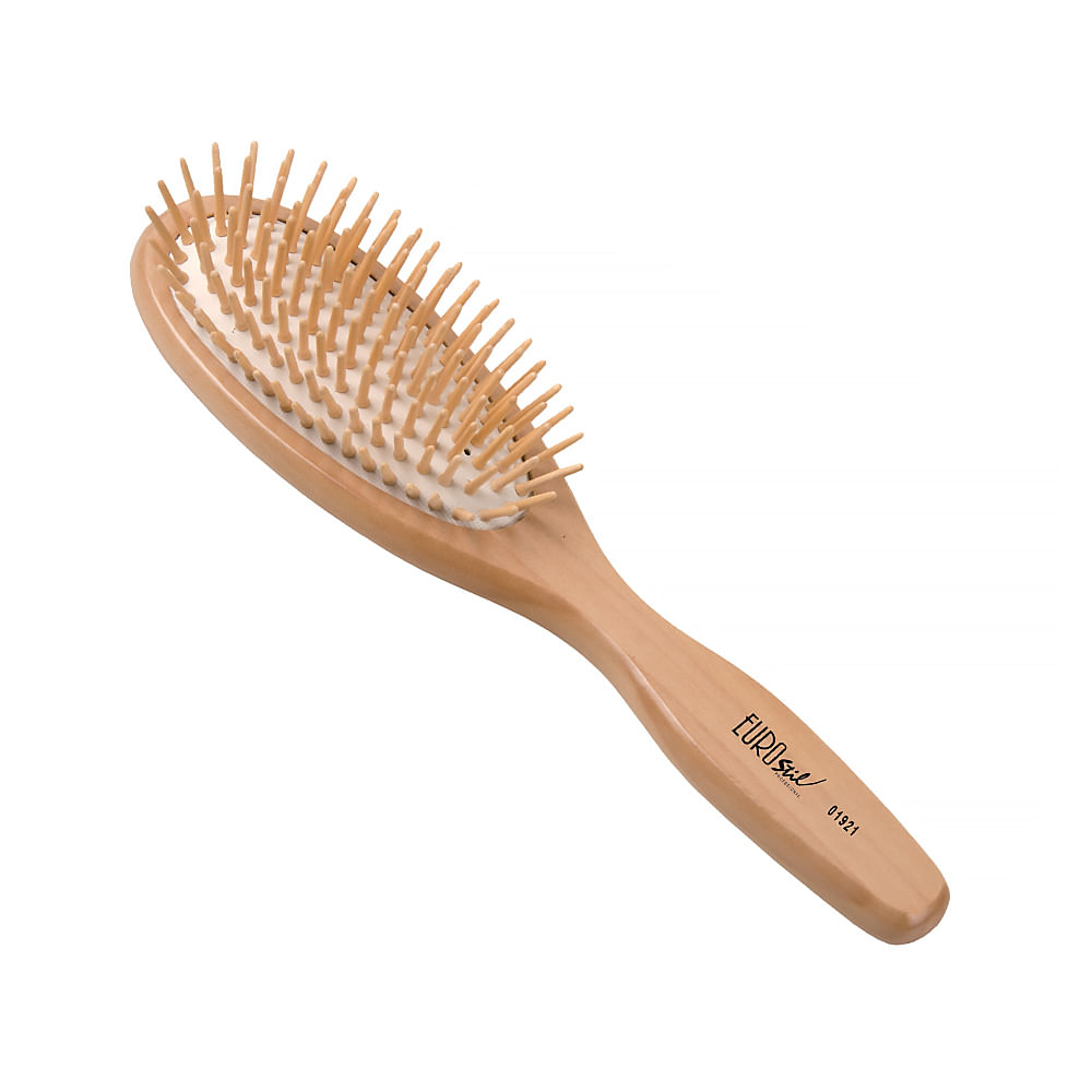 Cepillo Euro 1921 Neumat.Oval.M 1Un Cepillo Eurostil grande púa de madera