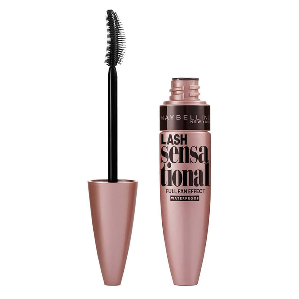 MASCARA PESTAÑAS MAYBELLINE SENSATIONAL WATERPROOF VERY BLACK
