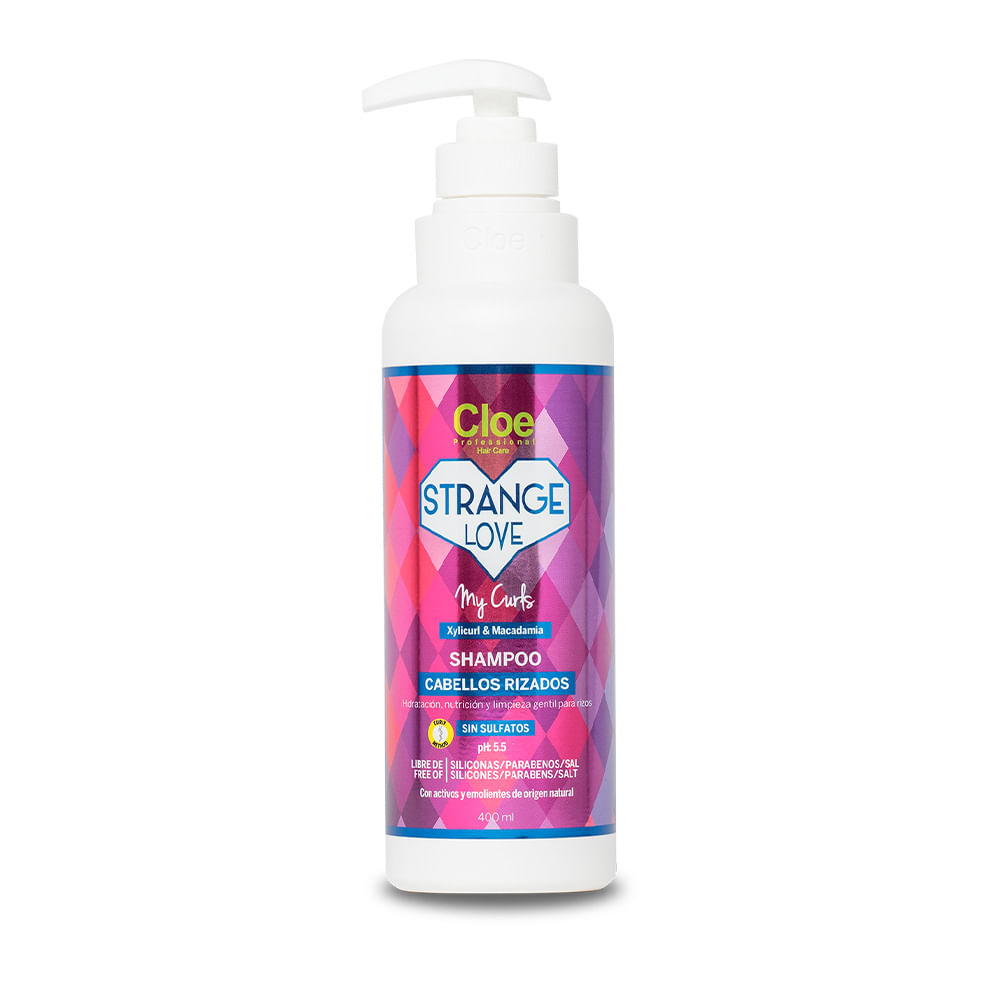 Shampoo Para Rizos Cloe Strange Love Curls 400Ml