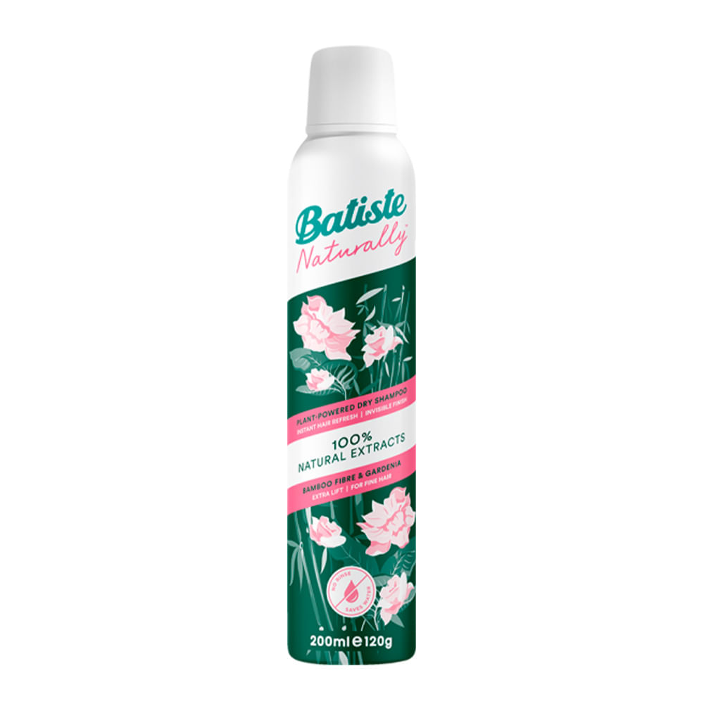 Shampoo en Seco Batiste Naturally Gardenia 200ml
