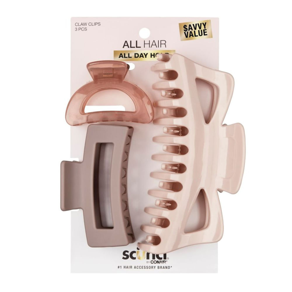 Set Tiburon Scunci Mix Nude 3Un