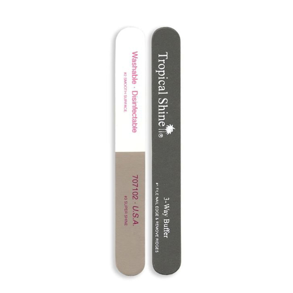 Lima para uñas Tropical Shine 3 pasos