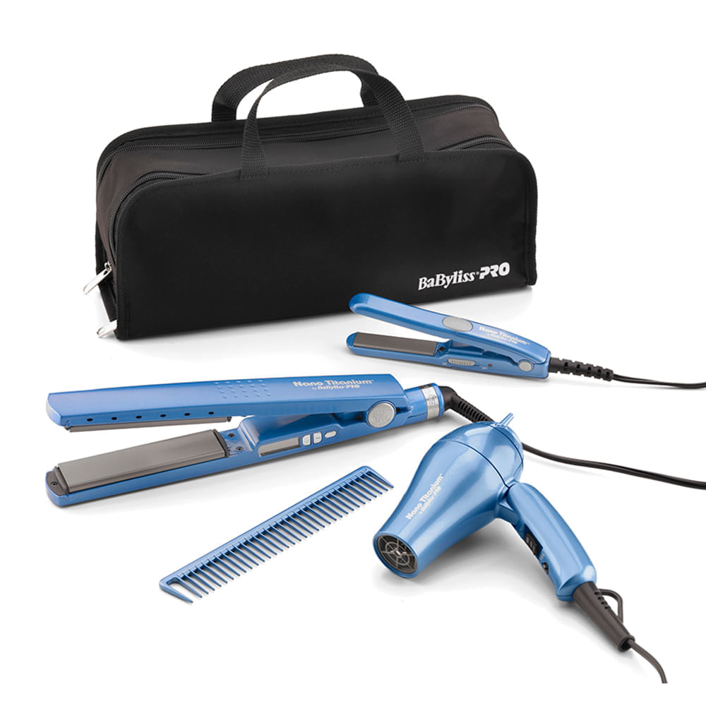 Kit Travel Planchas Y Secador 4 Unidades BaBylissPRO